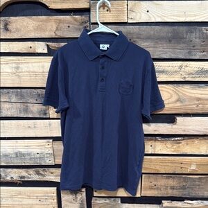 Men’s BMW Embroidered Logo‎ Navy Blue Polo Shirt Size XL